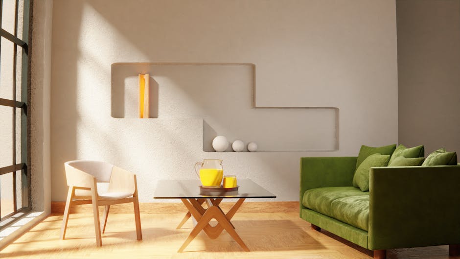 Modern interior with fresh nutrients